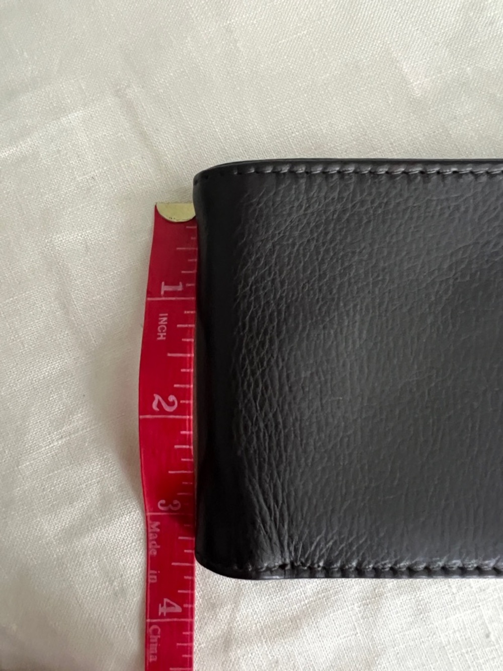 NWOT Men's Nixon Brown Leather Wallet with Gold Accent - Picture 12 of 13